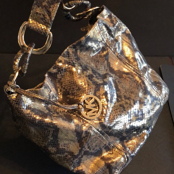 Michael Kors Python 🐍 shoulder bag⭐️ Make offer!! - Picture 3 of 8